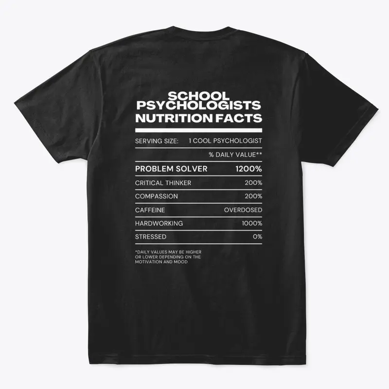 School Psychologists Nutrition Facts 